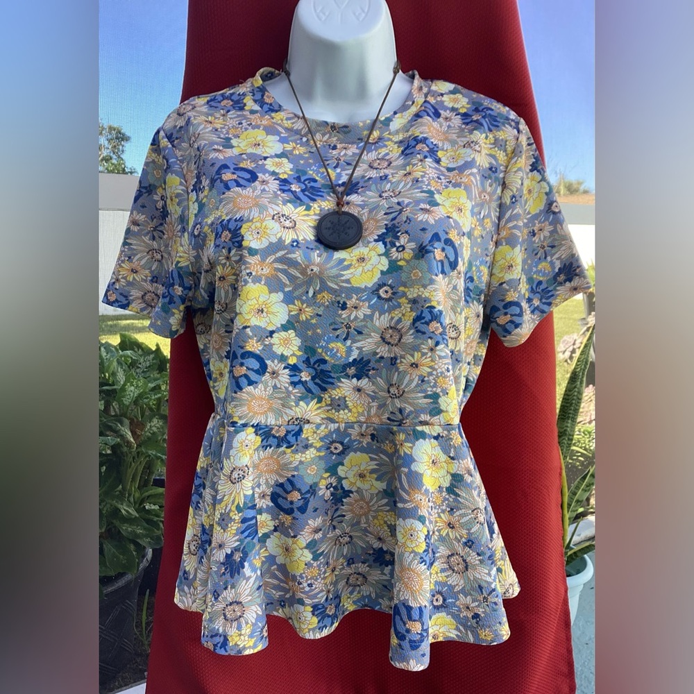 Shein Floral Blouse